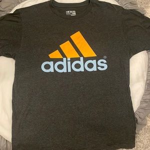 Dark Gray ‘Adidas’ t-shirt — Size Large — Like New